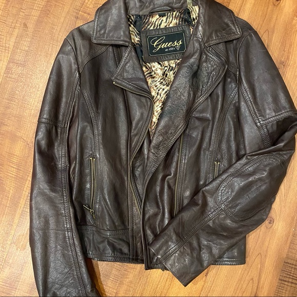 Vintage Leather Guess Jacket - Picture 1 of 6